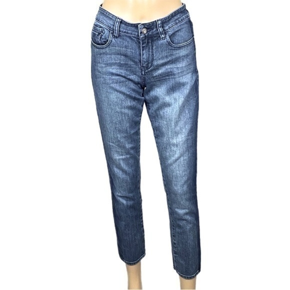 PILCRO/ANTHROPOLOGIE “Fit/STET” classic 5-pocket blue jeans. Size No. 27. EUC